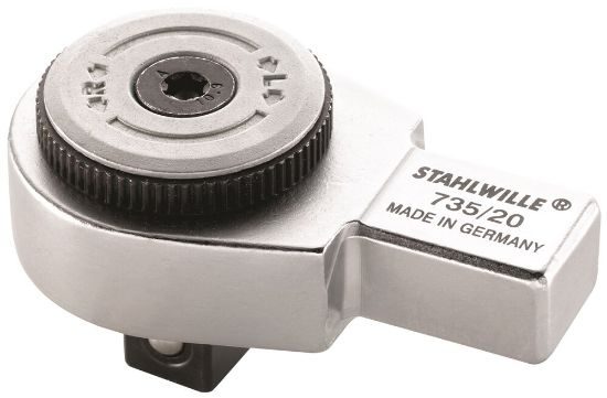 Afbeeldingen van Stahlwille insteekratelkop 735/20       1/2 14x18