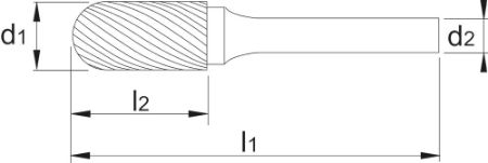 Afbeelding voor categorie Cilindrisch (C) ronde kop