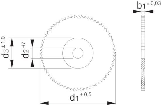 Afbeeldingen van Phantom hss metaalcirkelzaag GF 63x1.6x16 z44