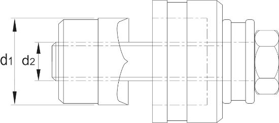 Afbeeldingen van Phantom standaard gatenpons 54.0mm tbv pg42