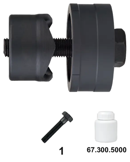 Afbeeldingen van Phantom standaard gatenpons 75.5mm tbv m75