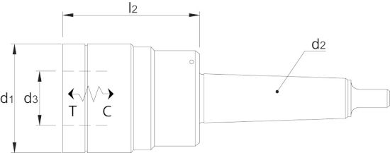 Afbeeldingen van Phantom taphouder m3-m12/mk2