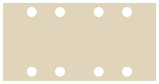 Afbeeldingen van Schuurstrook 93x178 stearaat