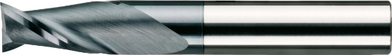 Afbeeldingen van UNI volhardmetaal Schachtfrees, 2-snijder lang, AlTiN-X