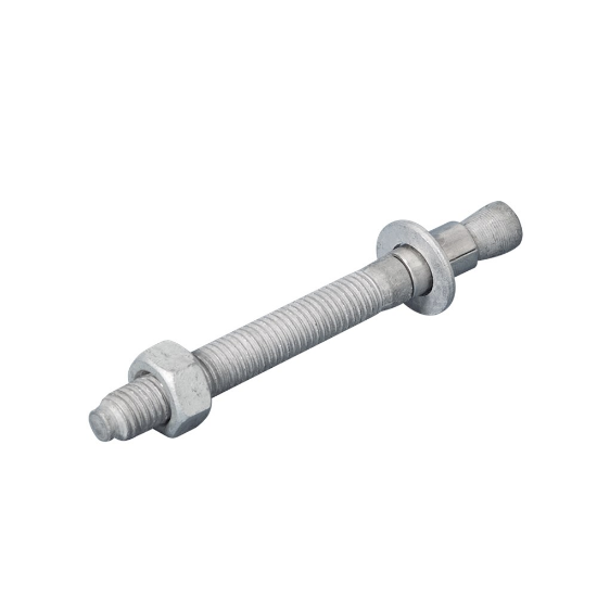 Afbeeldingen van Profast doorsteekanker met rvs clip, thermisch verzinkt