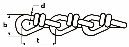 Afbeeldingen van Viktorketting op bundel, thermisch verzinkt
