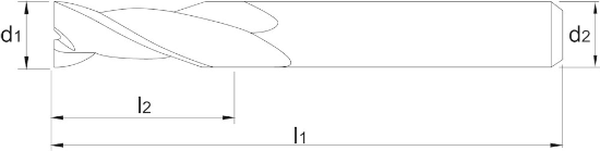 Afbeeldingen van Spiebaanfrees precisie (2sn)