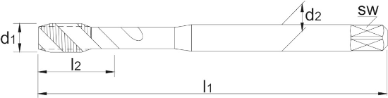 Afbeeldingen van Phantom hsse machinetap din371