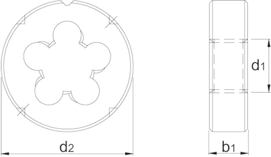 Afbeeldingen van International Tools hss snijplaat din22568 MF