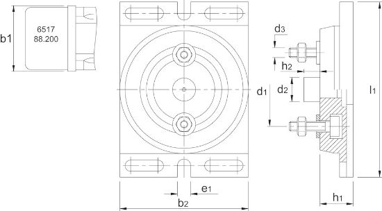 Afbeeldingen van Bison draaiplaat 6587