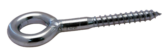 Afbeeldingen van Schroefoog zwaar gelast met houtdraad, verzinkt