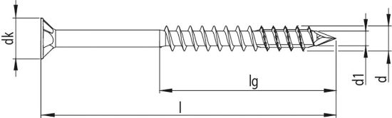 Afbeeldingen van MDF-schroef ev HD