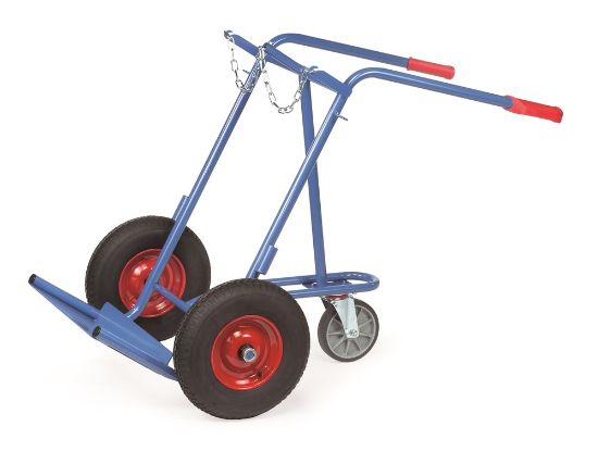 Afbeeldingen van Gasflessenwagen met lasdraadhouders