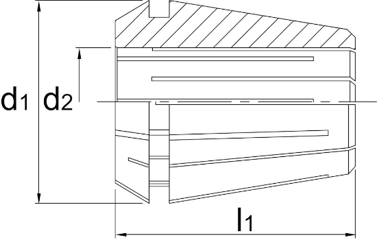 Afbeeldingen van ISO 15488-B (DIN 6499-B) Spantang ER 32 470E, standaard, 15 µm