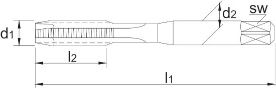 Afbeeldingen van Phantom hss machinetap schilaansn