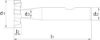 Afbeeldingen van HSS-E Schijfspiefrees (Woodruff-frees) DIN 850-D kruisvertand