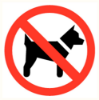 Afbeeldingen van Pictogram honden verboden