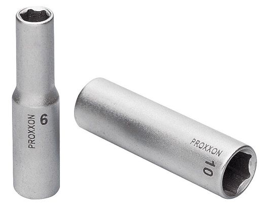 Afbeeldingen van Dopsleutel 1/4 lang 6-kant